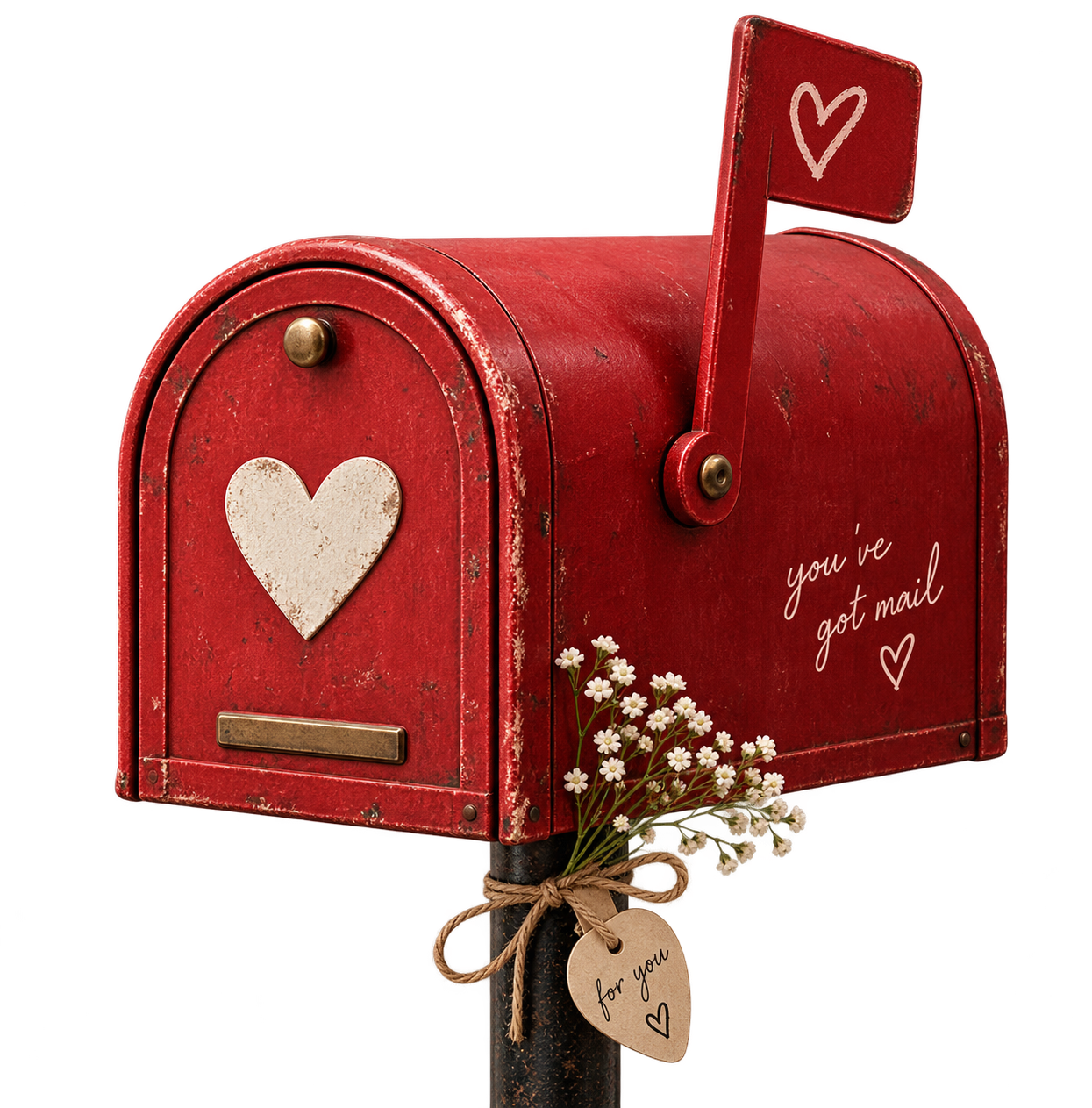 A vintage mailbox